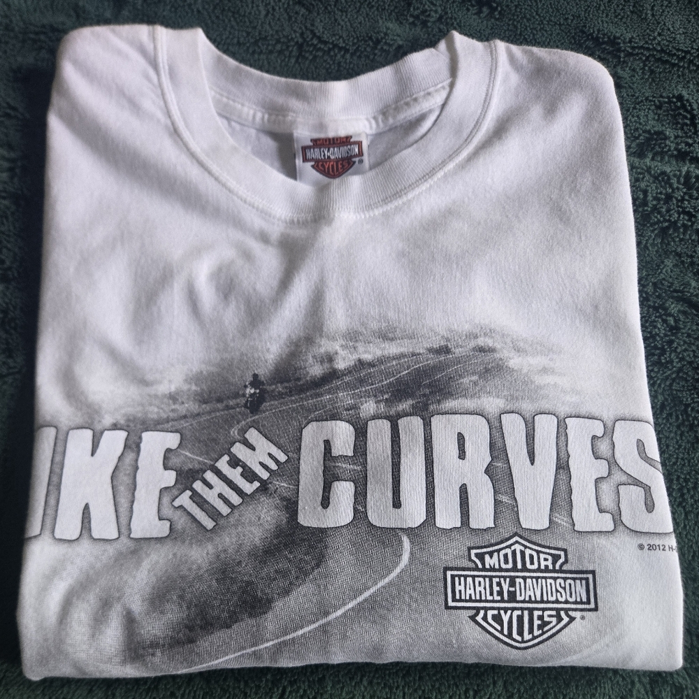 Harley-Davidson White Graphic T-Shirt
